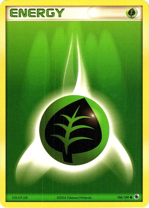 Grass Energy (104/109) (Theme Deck Exclusive) [EX: Ruby &amp; Sapphire] 