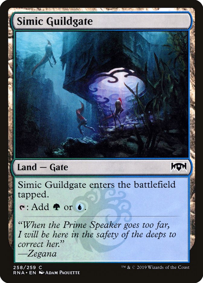 Simic Guildgate (258/259) [Ravnica Allegiance] 