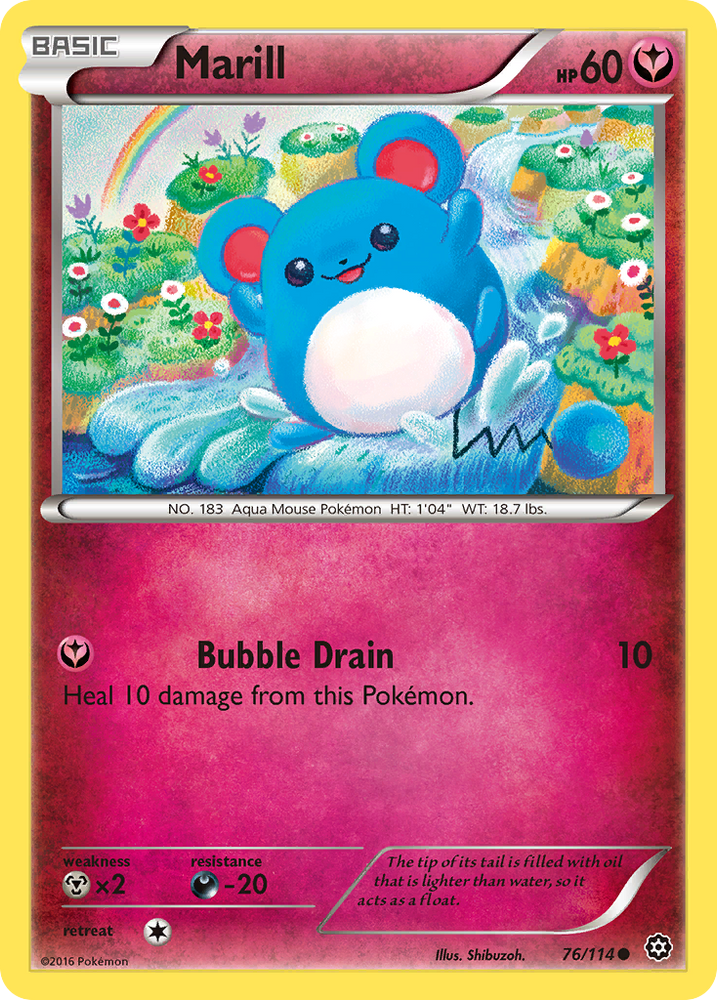 Marill (76/114) [XY: Steam Siege] 