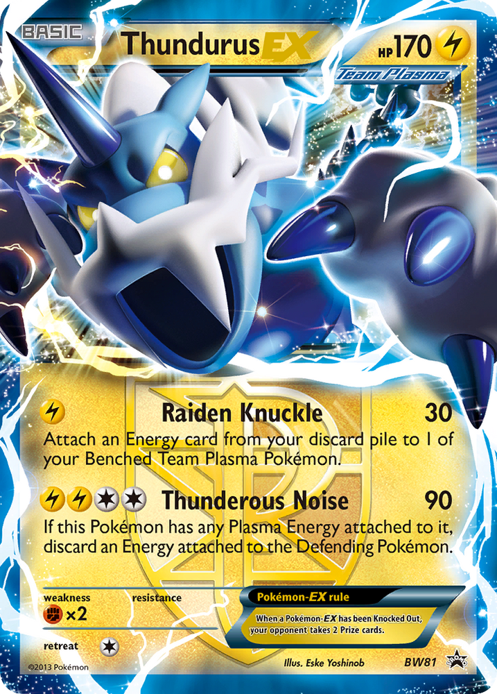 Thundurus EX (BW81) [Black &amp; White: Black Star Promos] 