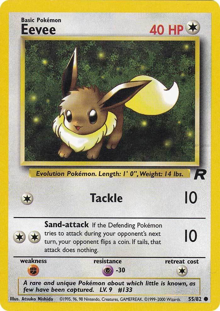 Eevee (55/82) [Team Rocket Unlimited] 