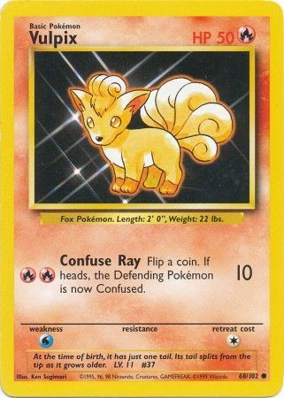 Vulpix (68/102) [Base Set Unlimited] 