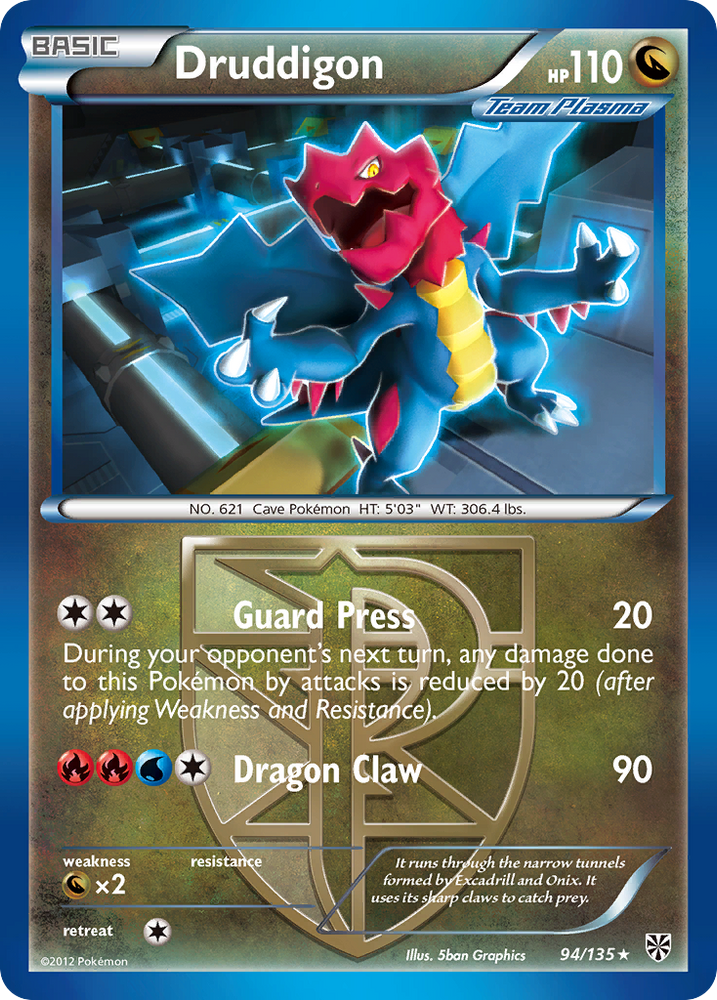 Druddigon (94/135) [Black &amp; White: Plasma Storm] 