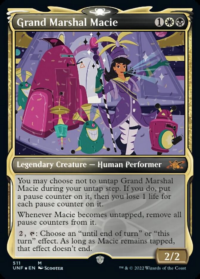 Grand Marshal Macie (Showcase) (Galaxy Foil) [Unfinity] 