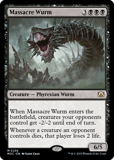 Wurm Massacre [March of the Machine Commander] 