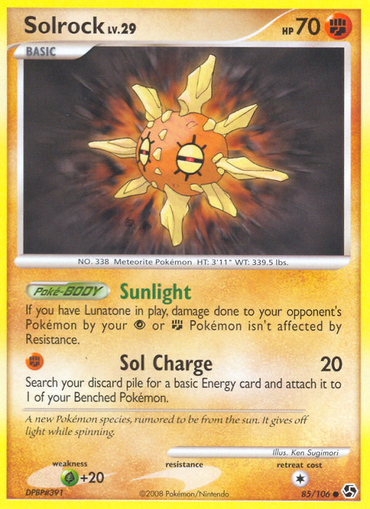 Solrock (85/106) [Diamond &amp; Pearl: Great Encounters] 
