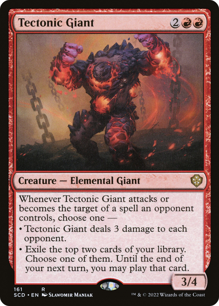 Tectonic Giant [Starter Commander Decks] 