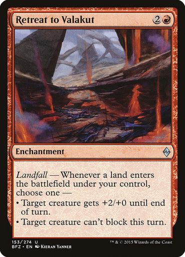 Retreat to Valakut [Battle for Zendikar] 