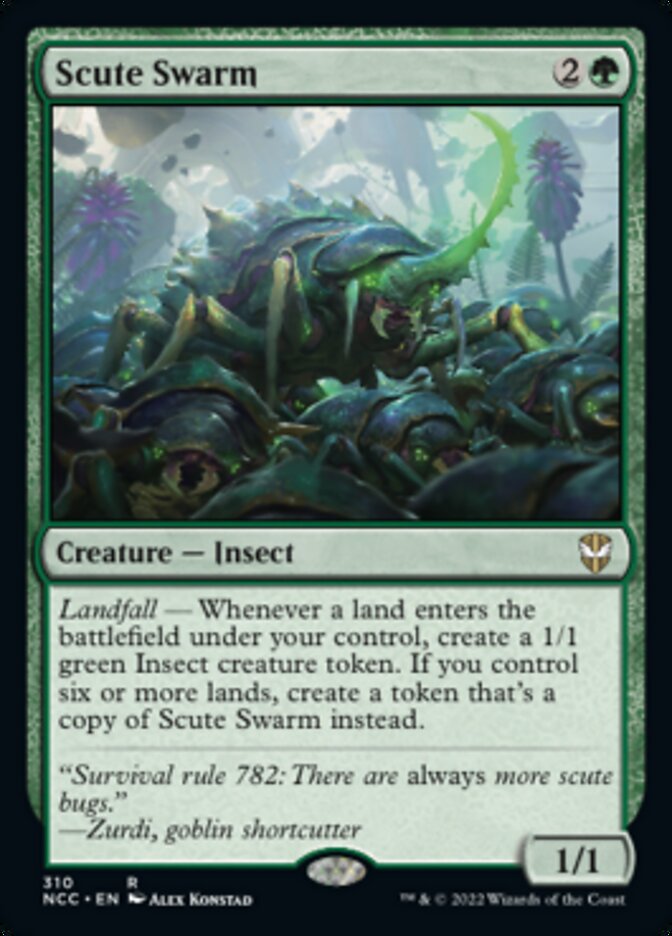 Scute Swarm [Streets of New Capenna Commander] 