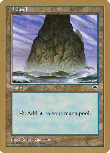 Island (rb337) (Randy Buehler) [World Championship Decks 1998] 