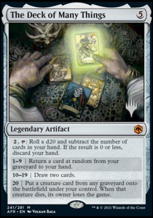 The Deck of Many Things (Promo Pack) [Dungeons &amp; Dragons: Adventures in the Forgotten Realms Promos] 