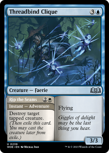 Threadbind Clique // Rip the Seams [Wilds of Eldraine] 