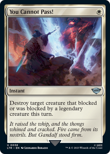 You Cannot Pass! [The Lord of the Rings: Tales of Middle-Earth] 