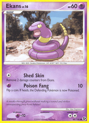 Ekans (66/106) [Diamond &amp; Pearl: Great Encounters] 