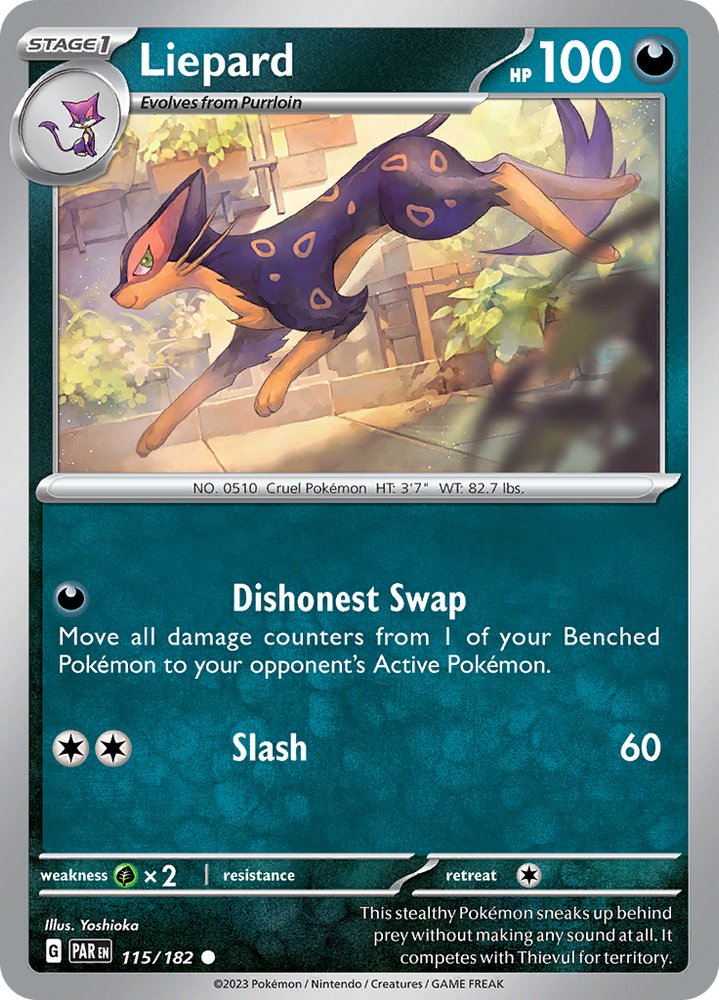 Liepard (115/182) [Scarlet &amp; Violet: Paradox Rift] 