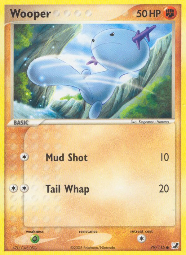 Wooper (79/115) [EX: Unseen Forces] 
