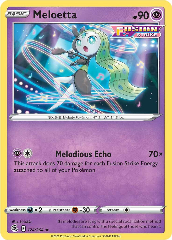 Meloetta (124/264) [Sword &amp; Shield: Fusion Strike] 