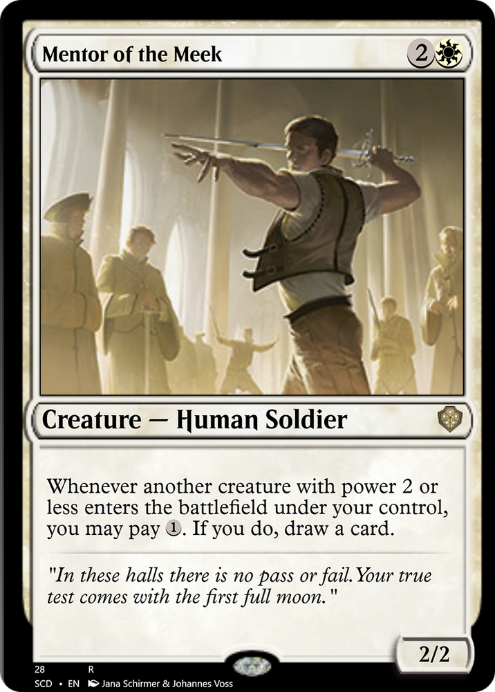 Mentor of the Meek [Starter Commander Decks] 