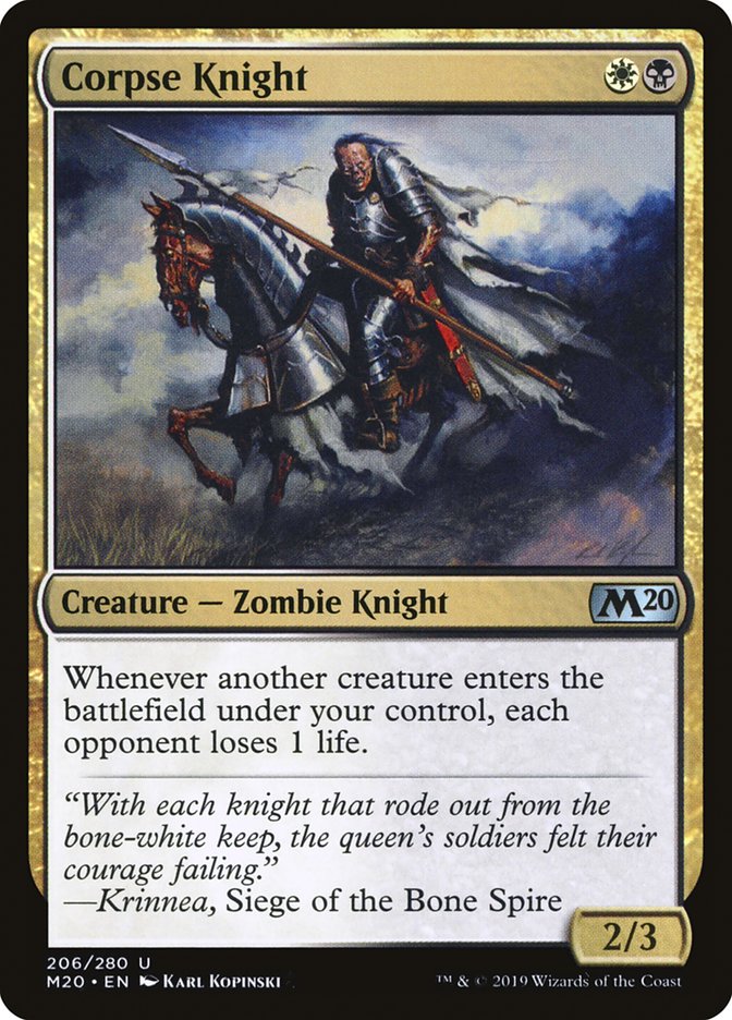 Corpse Knight (2/3) [Core Set 2020] 