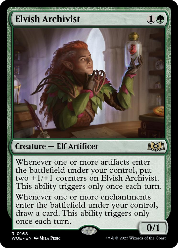 Elvish Archivist [Wilds of Eldraine] 