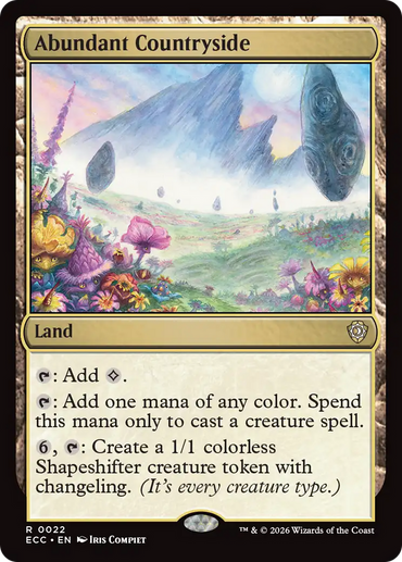 Abundant Countryside [Lorwyn Eclipsed Commander]