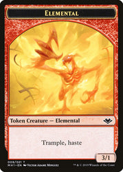 Soldier (004) // Elemental (009) Double-Sided Token [Modern Horizons Tokens] 