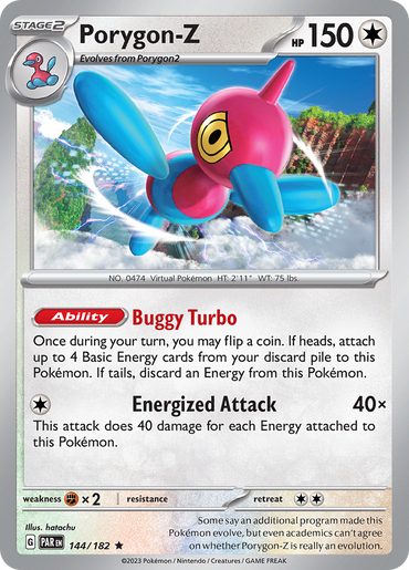 Porygon-Z (144/182) [Scarlet &amp; Violet: Paradox Rift] 