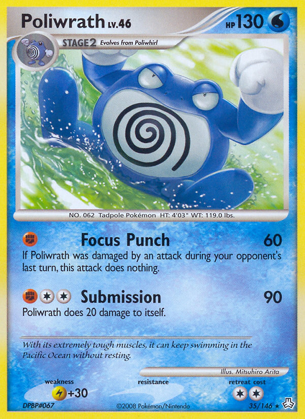 Poliwrath (35/146) [Diamond &amp; Pearl: Legends Awakened] 
