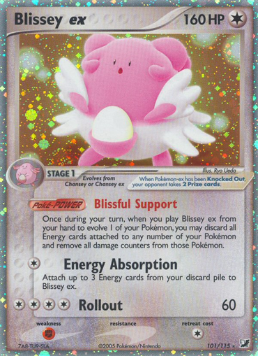 Blissey ex (101/115) [EX: Unseen Forces] 