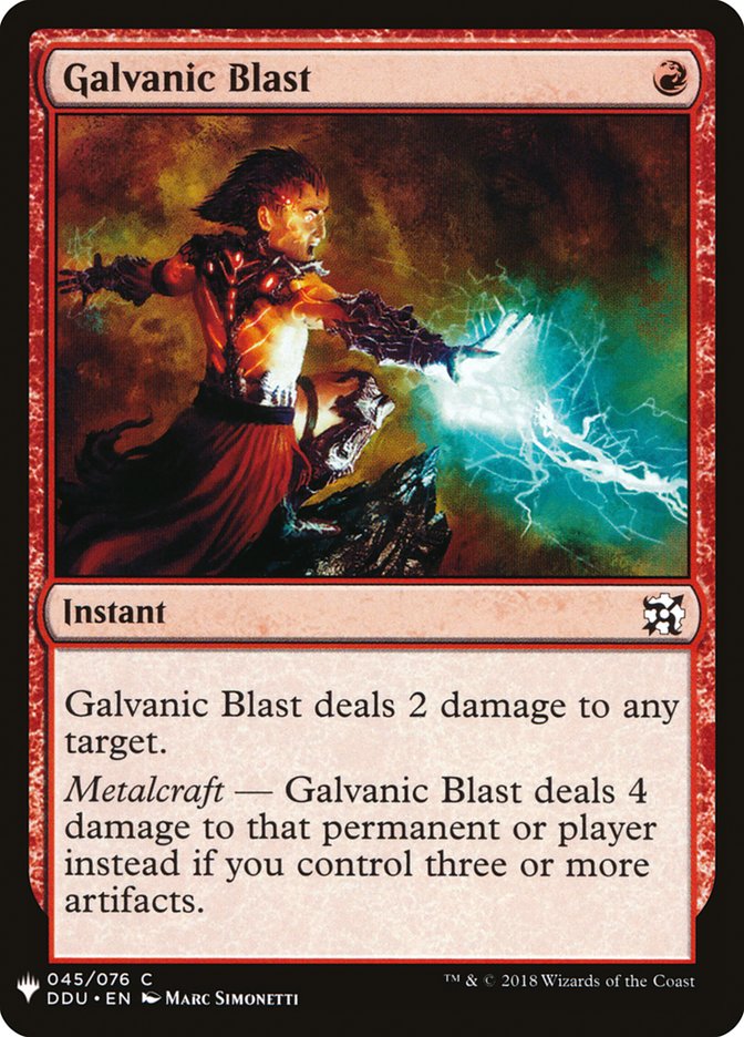 Galvanic Blast [Mystery Booster] 
