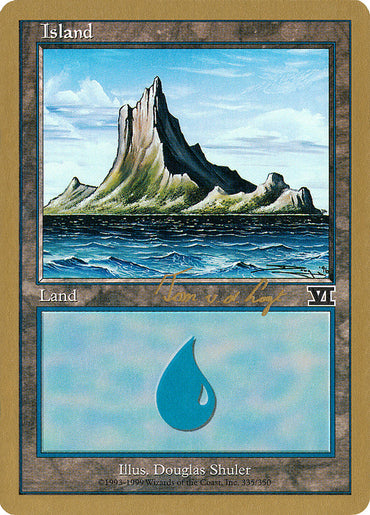 Island (tvdl335) (Tom van de Logt) [World Championship Decks 2000] 