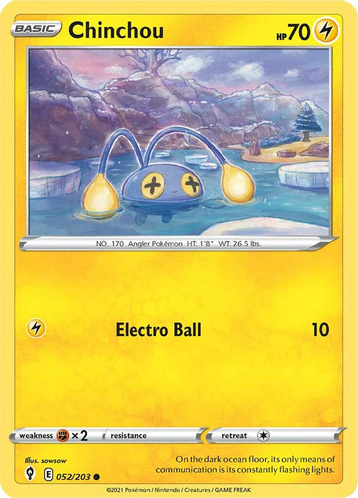 Chinchou (052/203) [Sword &amp; Shield: Evolving Skies] 