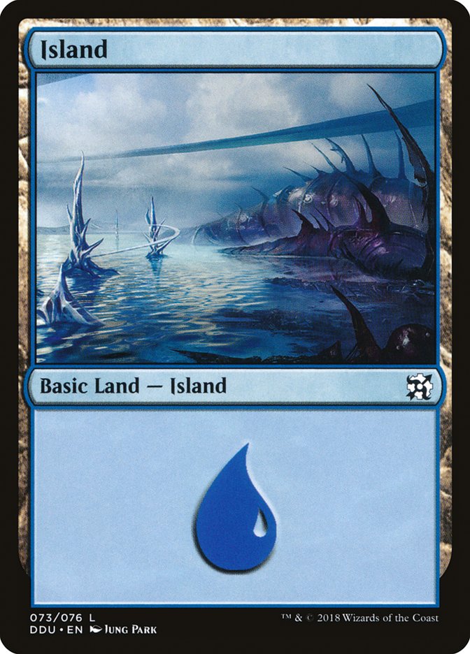 Island (73) [Duel Decks: Elves vs. Inventors] 