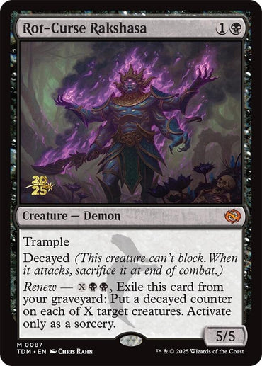 Rot-Curse Rakshasa [Tarkir: Dragonstorm Prerelease Promos]