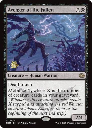 Avenger of the Fallen [Tarkir: Dragonstorm Prerelease Promos]