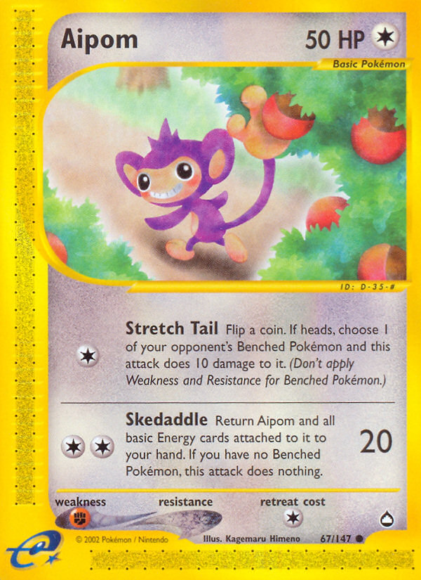 Aipom (67/147) [Aquapolis] 