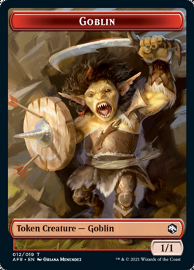Dungeon of the Mad Mage // Goblin Double-Sided Token [Dungeons &amp; Dragons: Adventures in the Forgotten Realms Tokens] 