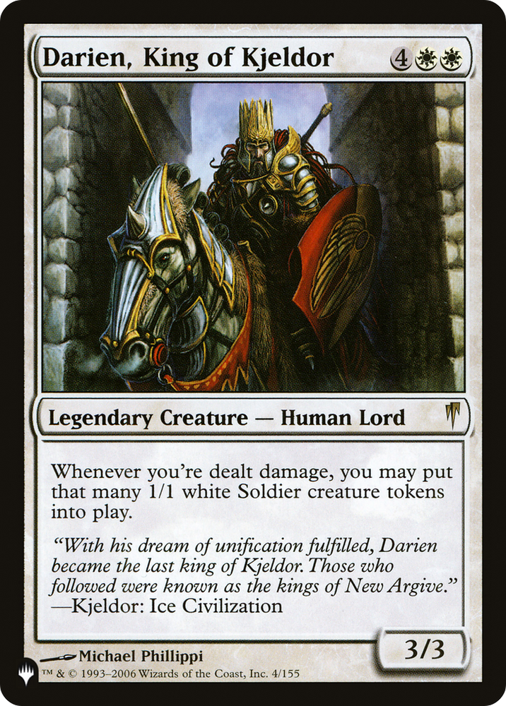 Darien, King of Kjeldor [The List] 