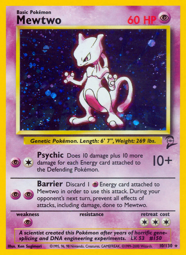 Mewtwo (10/130) [Base Set 2] 