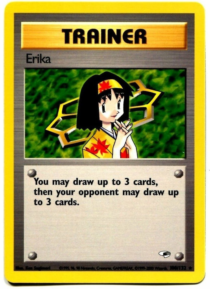 Erika (100/132) [Gym Heroes Unlimited] 