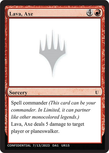 Lava, Axe [Mystery Booster]