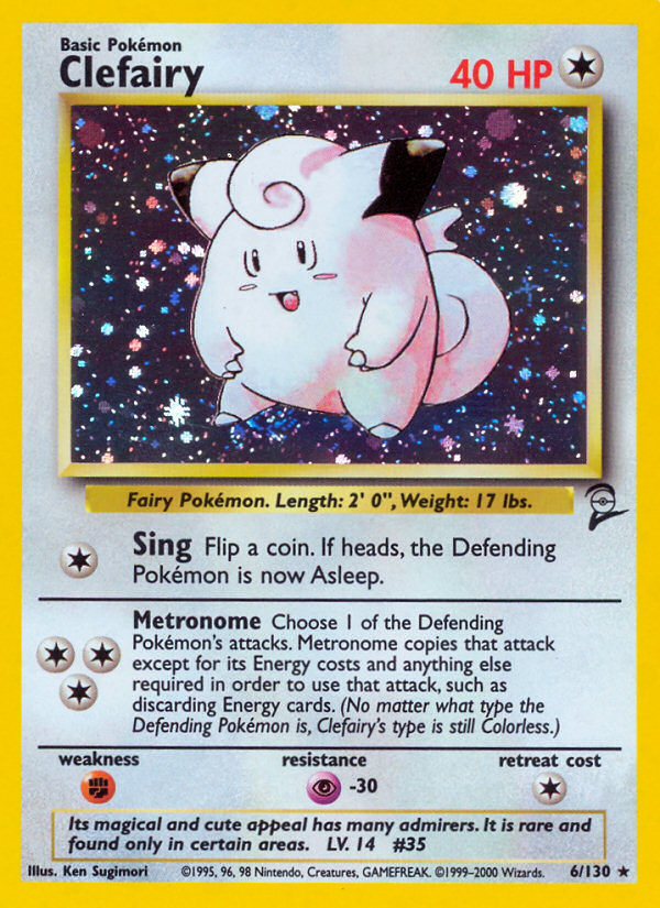 Clefairy (6/130) [Base Set 2] 