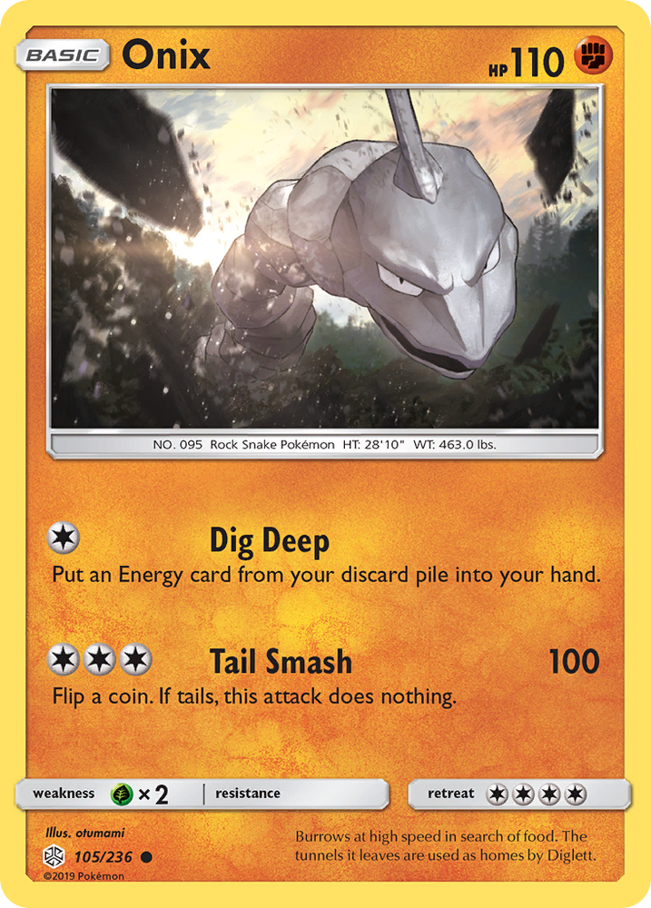 Onix (105/236) [Sun &amp; Moon: Cosmic Eclipse] 