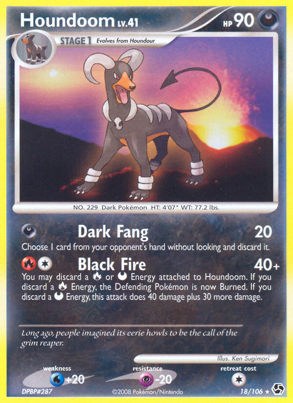 Houndoom (18/106) [Diamond &amp; Pearl: Great Encounters] 