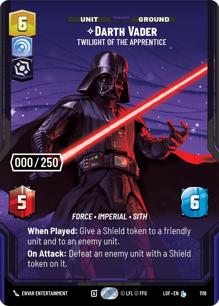Darth Vader - Twilight of the Apprentice (1116) (Serialized) (1116) [Legends of the Force]