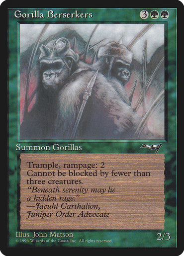Gorilla Berserkers (Mouths Closed) [Alliances] 