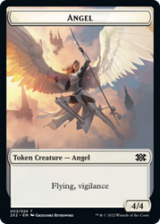 Egg // Angel Double-Sided Token [Double Masters 2022 Tokens] 