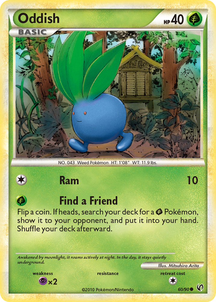 Oddish (60/90) [HeartGold &amp; SoulSilver: Undaunted] 