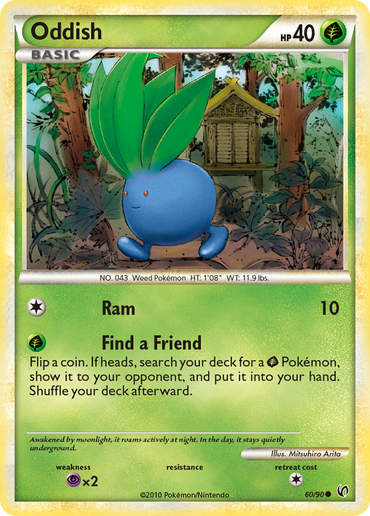Oddish (60/90) [HeartGold &amp; SoulSilver: Undaunted] 