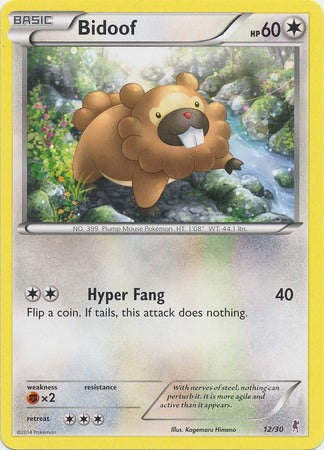 Bidoof (12/30) [XY: Trainer Kit 1 - Bisharp] 